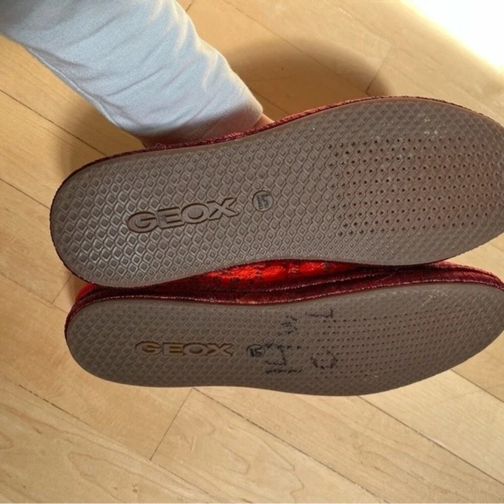 GEOX Respira Stripe and Laser Cut Espadrilles 10
